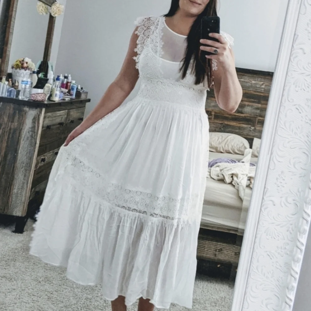 🆕🌿SUNDANCE bohemian LACE DRESS🌿 - Picture 5 of 10